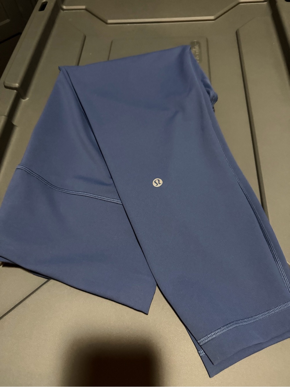 lululemon athletica Deep Blue Leggings with Logo